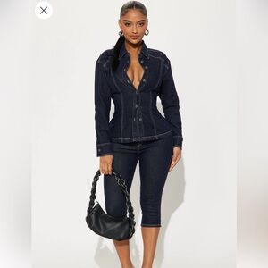 Fashion nova denim set